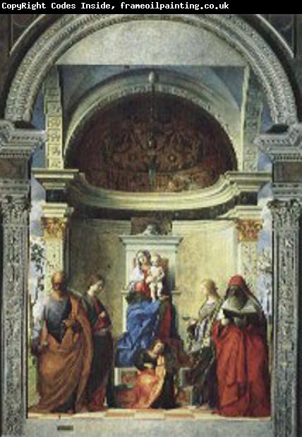 Gentile Bellini Zakaria St. altar painting